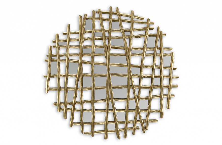 Twig wall mirror grid, Christopher Guy (Harrison & Gil)