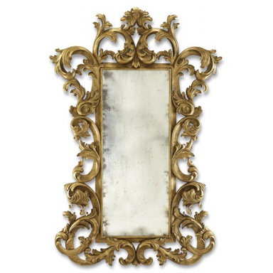 Mirror French flourish lean-to 