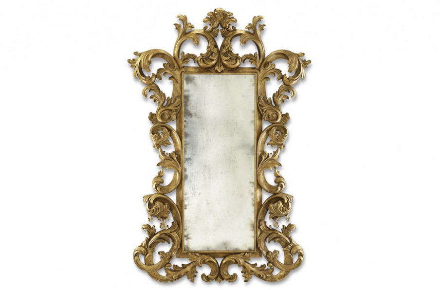 Wall mirror French flourish the lean-to, Christopher Guy (Harrison & Gil)