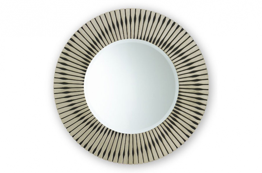 Wall mirror Swirl quoit, Christopher Guy (Harrison & Gil)