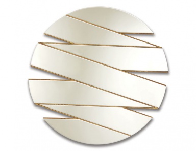 Wall mirror Est-Ouest, Christopher Guy (Harrison & Gil) (round mirror)