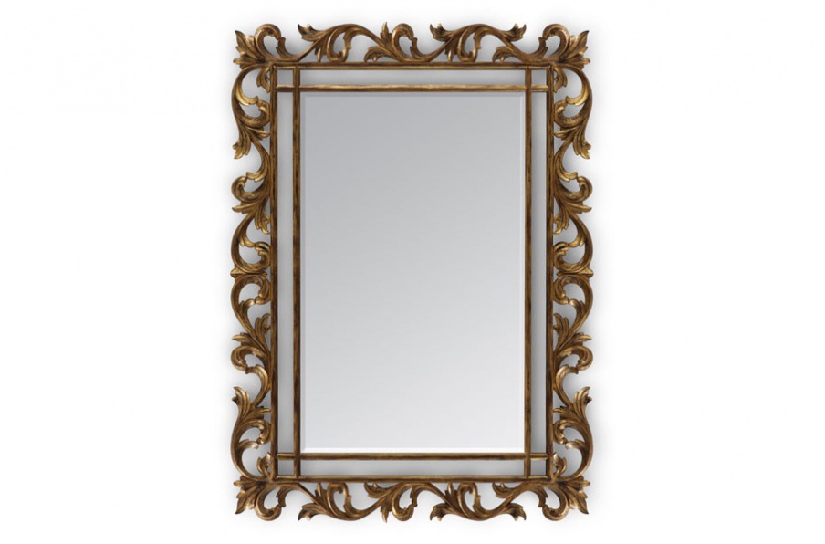 Wall mirror Mondrian foliage, Christopher Guy (Harrison & Gil)