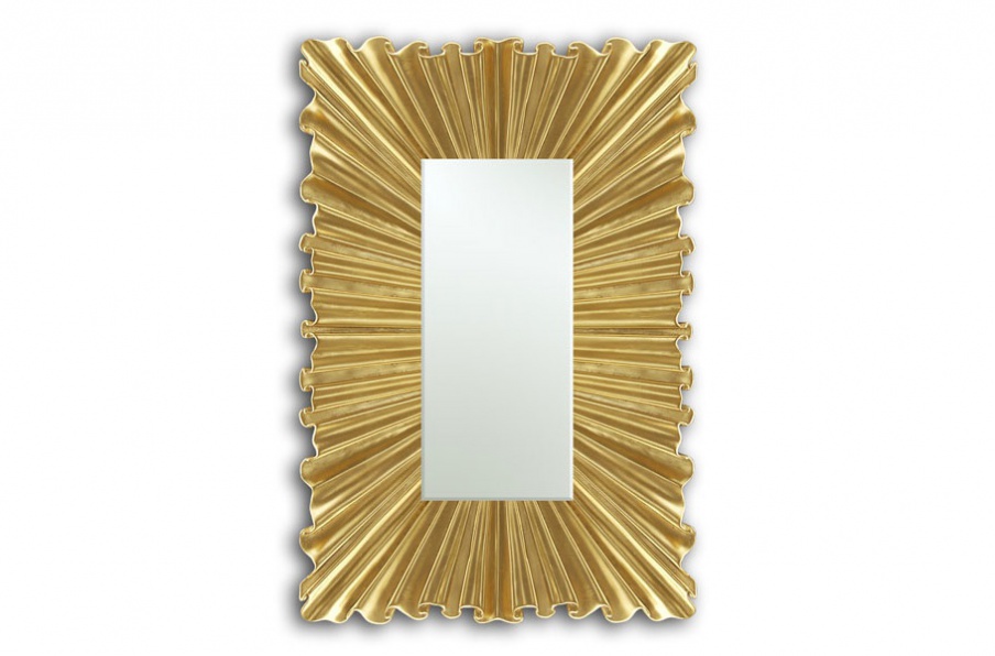 Ruffle wall mirror, Christopher Guy (Harrison & Gil)
