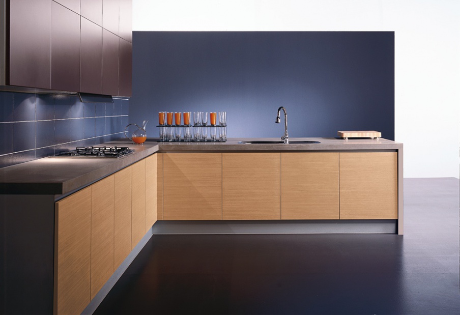 Kitchen (kitchen set) Aster Cucine, Contempora, Rovere