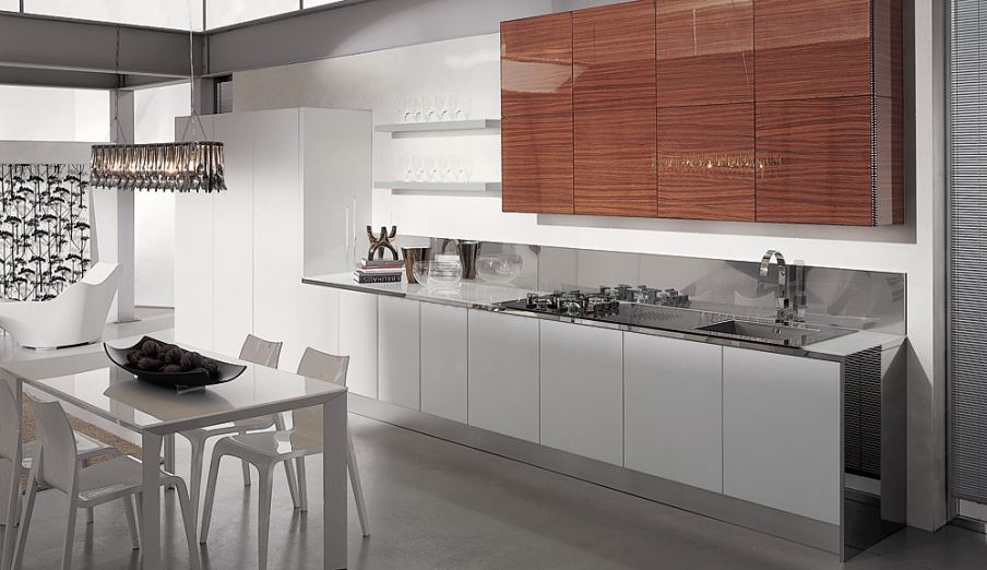 Kitchen (kitchen set) Aster Cucine, Contempora, Palissandro 