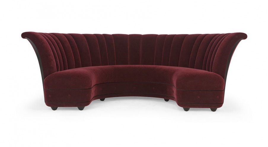 Semi-circular sofa Ditto, Christopher Guy (Harrison & Gil)