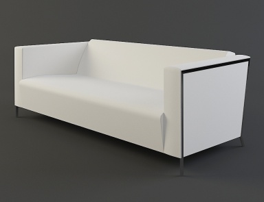 Three-seater sofa Steel, Moroso