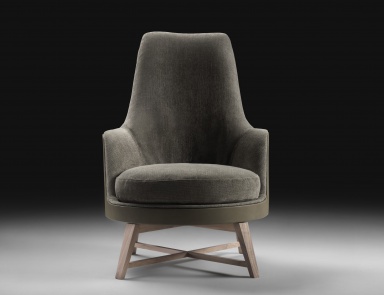 A chair made from wood Guscioalto Soft, Flexform