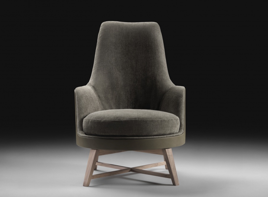 A chair made from wood Guscioalto Soft, Flexform