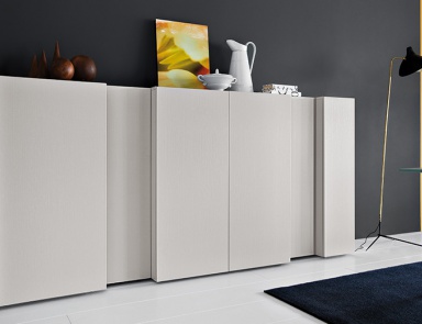 Modular system made from natural wood Spazio volumi, Pianca