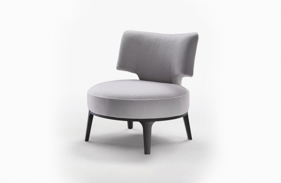 Armchair with round seat Drop, Flexform