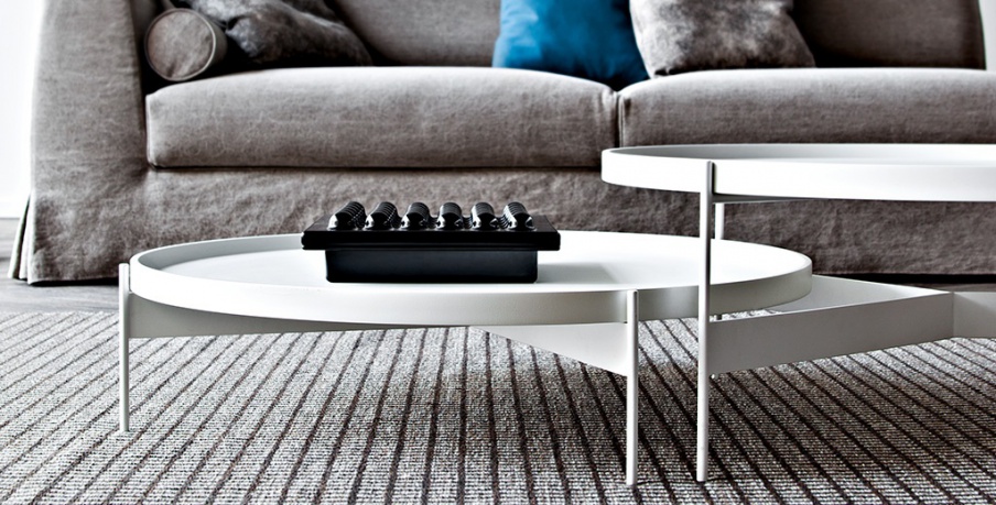 Coffee table in matte processing Abaco, Pianca 