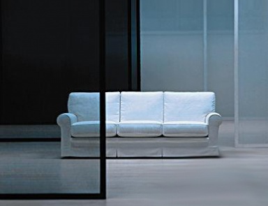 Sofa with wooden frame Tamigi, Moroso