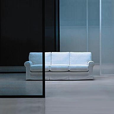 Sofa with wooden frame Tamigi, Moroso