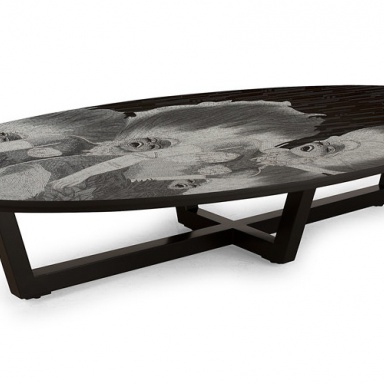 Coffee table Mardi Gras 