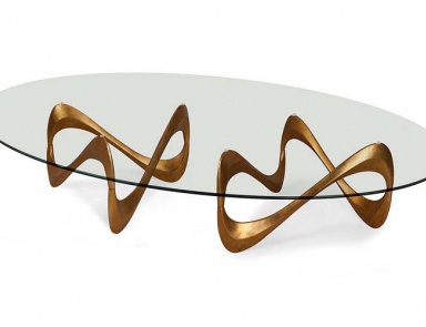 Coffee table Double Parisian Graffiti, Christopher Guy (Harrison & Gil)