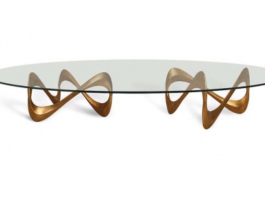 Coffee table Double Parisian Graffiti, Christopher Guy (Harrison & Gil)