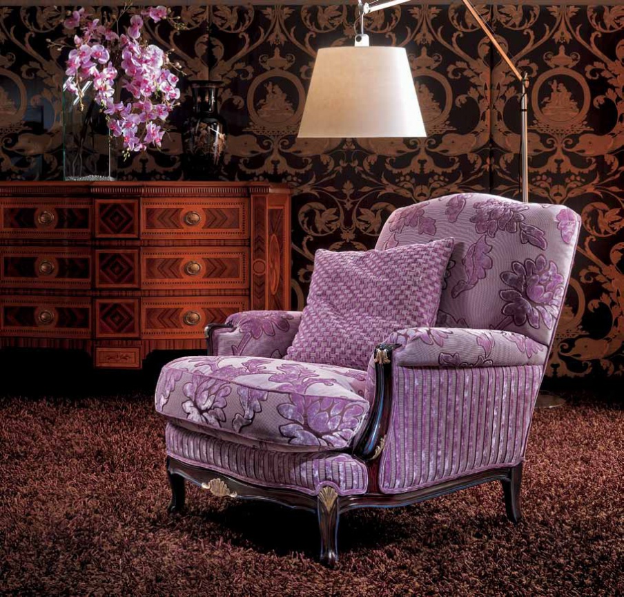 The high-backed chair Cornelia, Zanaboni