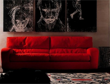 Sofa on a frame of wood Airone, Mussi