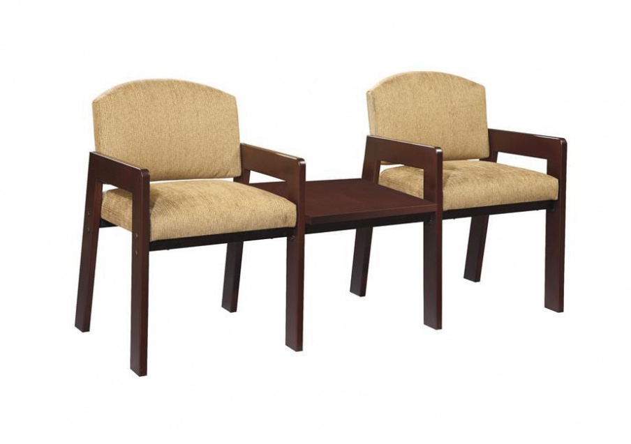 Soft chairs with a table, Hekman Contract