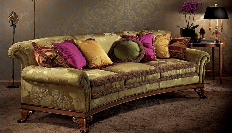 The semicircular sofa Dionisio, Zanaboni