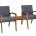 Chairs with a table Hekman Contract