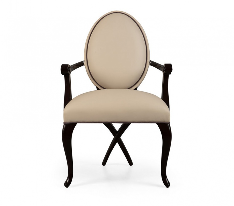 Chair natural wood Ovale, Christopher Guy (Harrison & Gil)