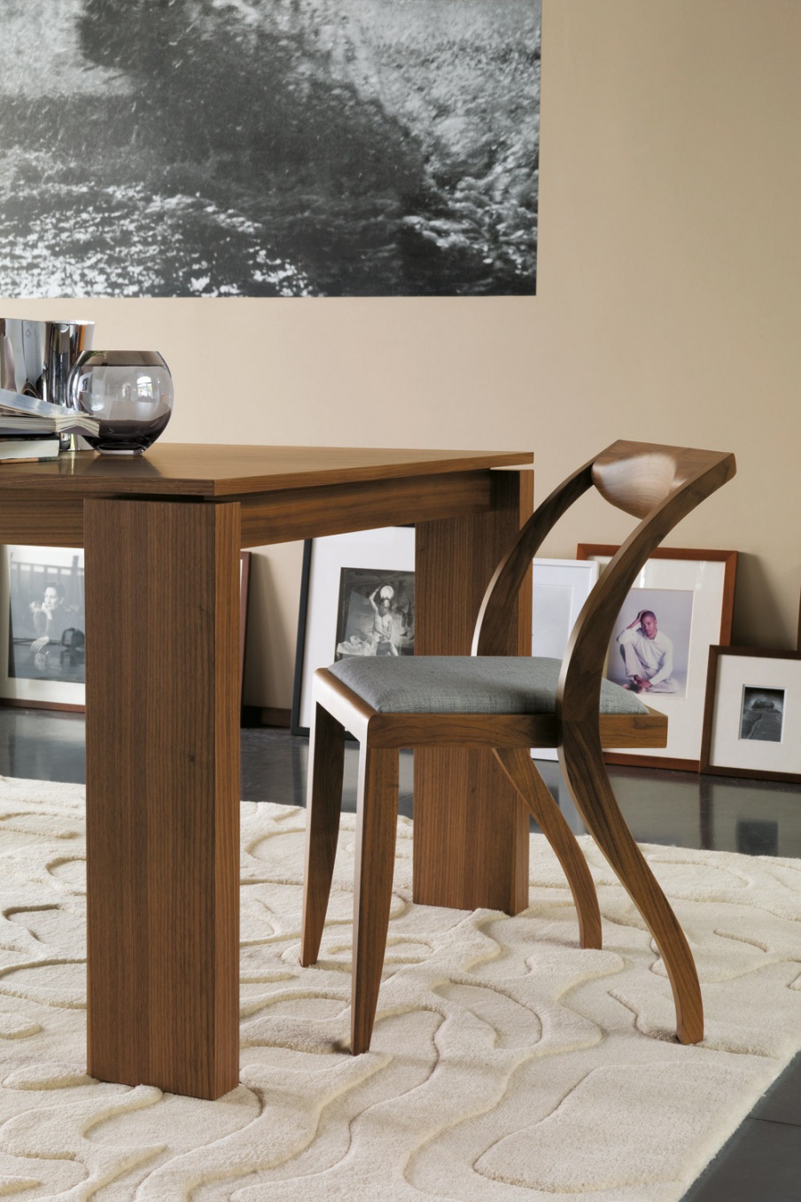 Chair with open back-arc Arlekin - Porada