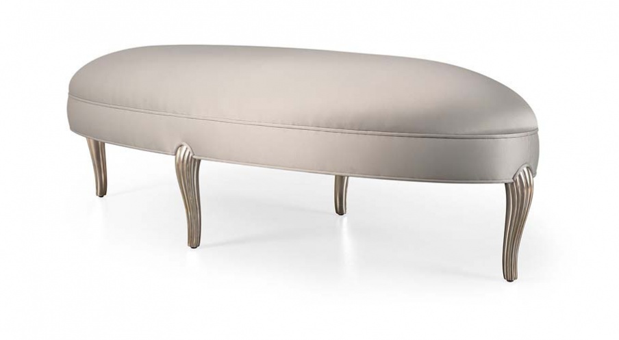 Bench with frame made from natural wood Medoc, Christopher Guy (Harrison & Gil)