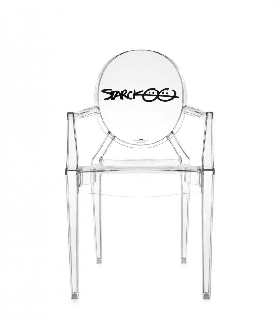 Chair made of polycarbonate Louis Ghost, Kartell