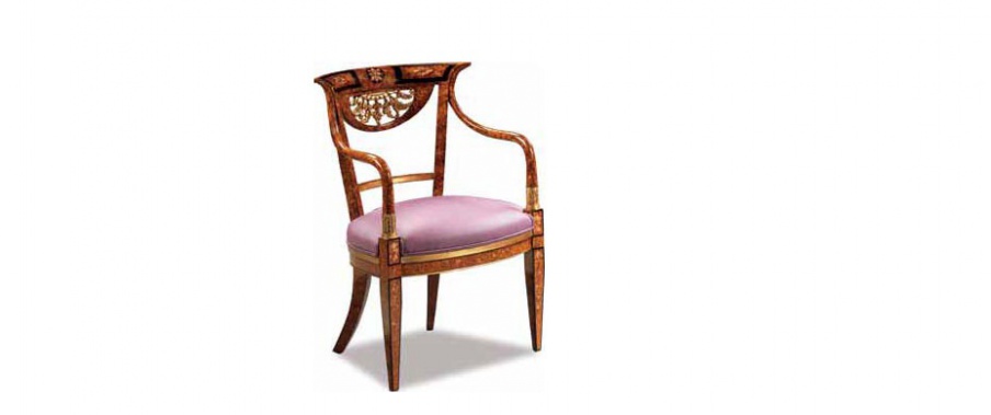 Chair with armrests Altea, Zanaboni