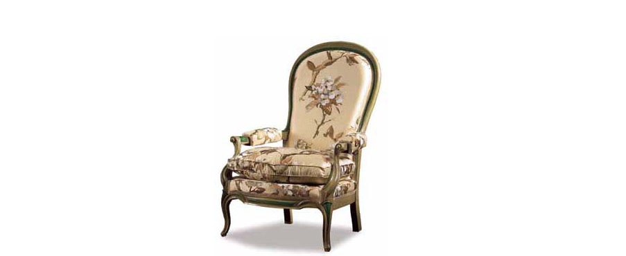 The high-backed chair Lavinia, Zanaboni