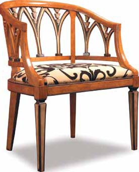 Chair with armrests Atena, Zanaboni