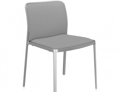 Chair with aluminum frame construction Audrey Soft, Kartell