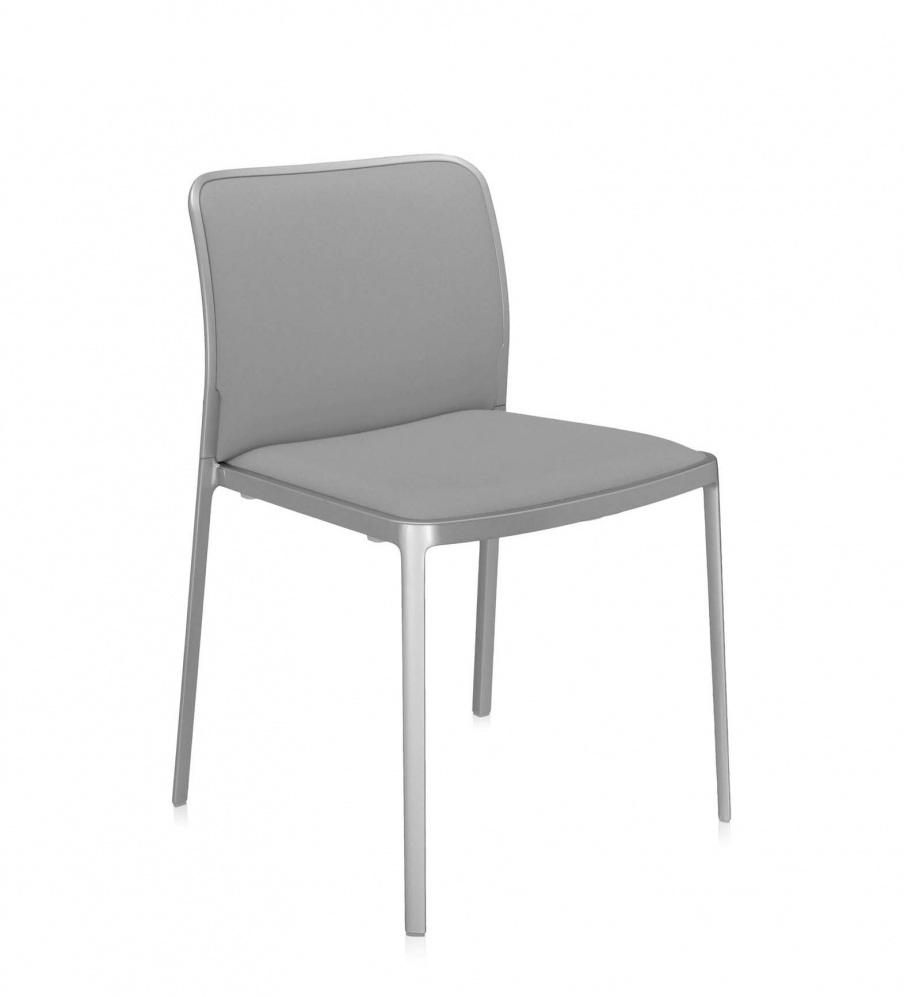 Chair with aluminum frame construction Audrey Soft, Kartell