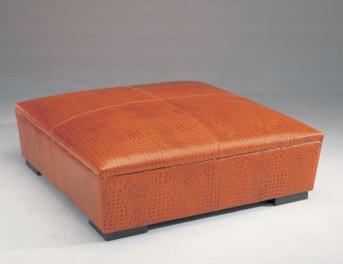 Stool soft square shape Casablanca, Ulivi