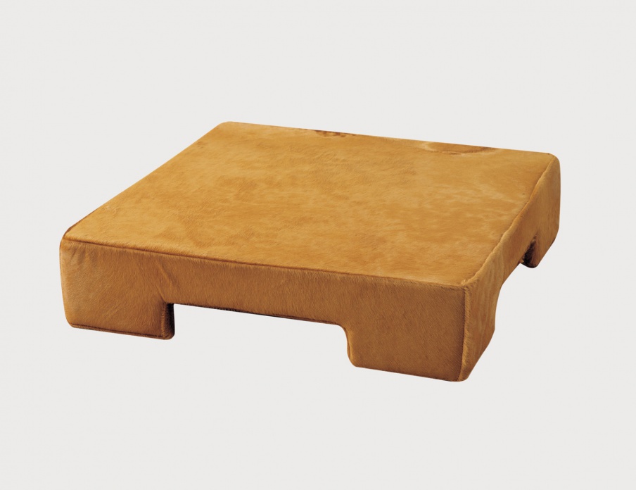 Stool soft square shaped Soho, Ulivi