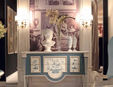 The rectangular chest of drawers Art. A/1320, Zanaboni