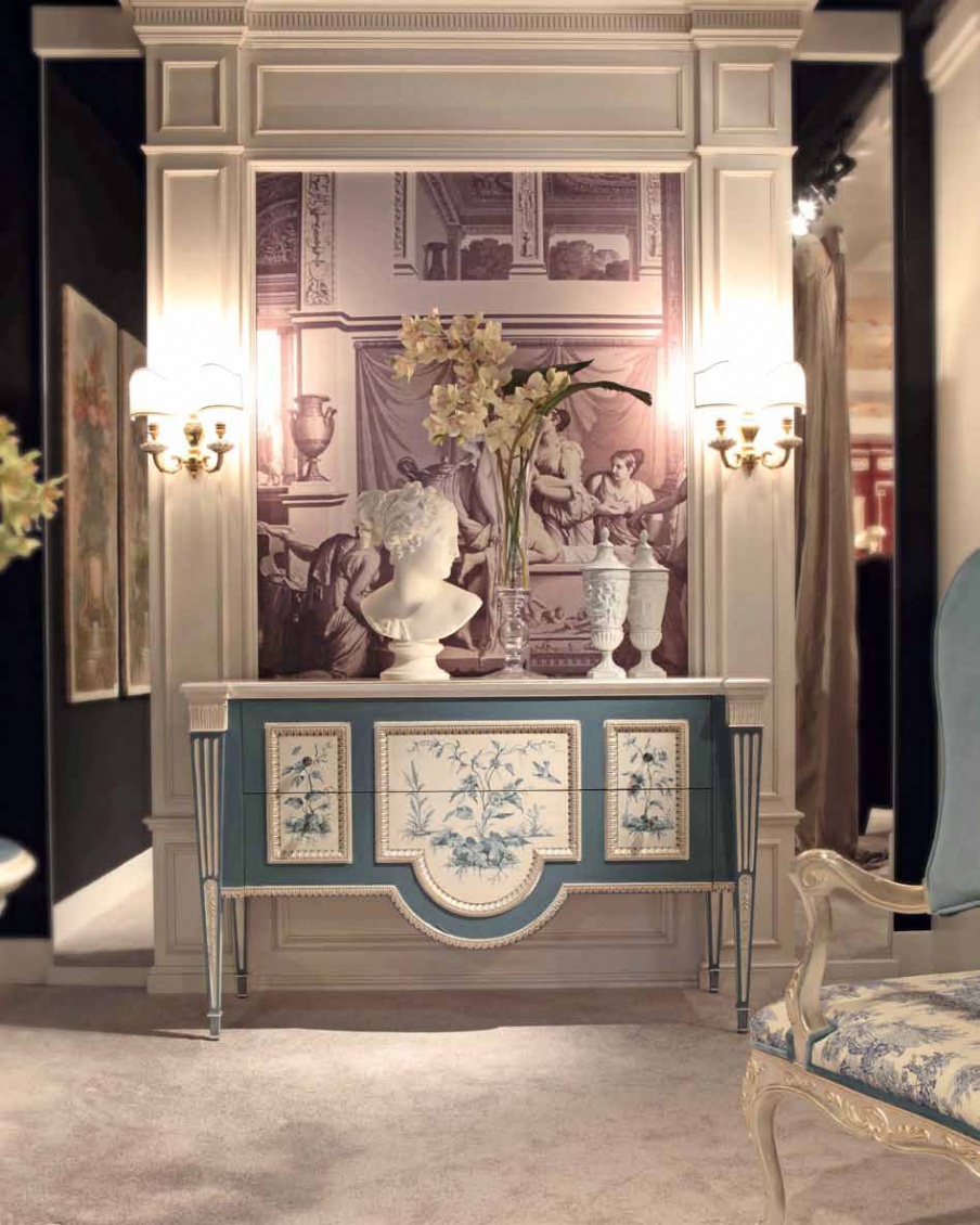 The rectangular chest of drawers Art. A/1320, Zanaboni