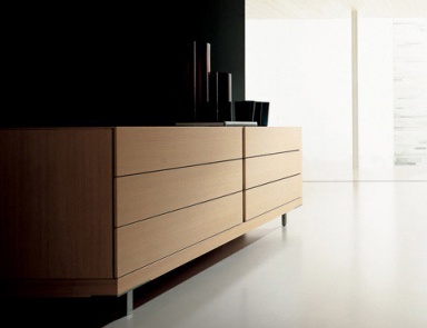 Dresser with three / five drawers, Ando chests of drawers - Poliform