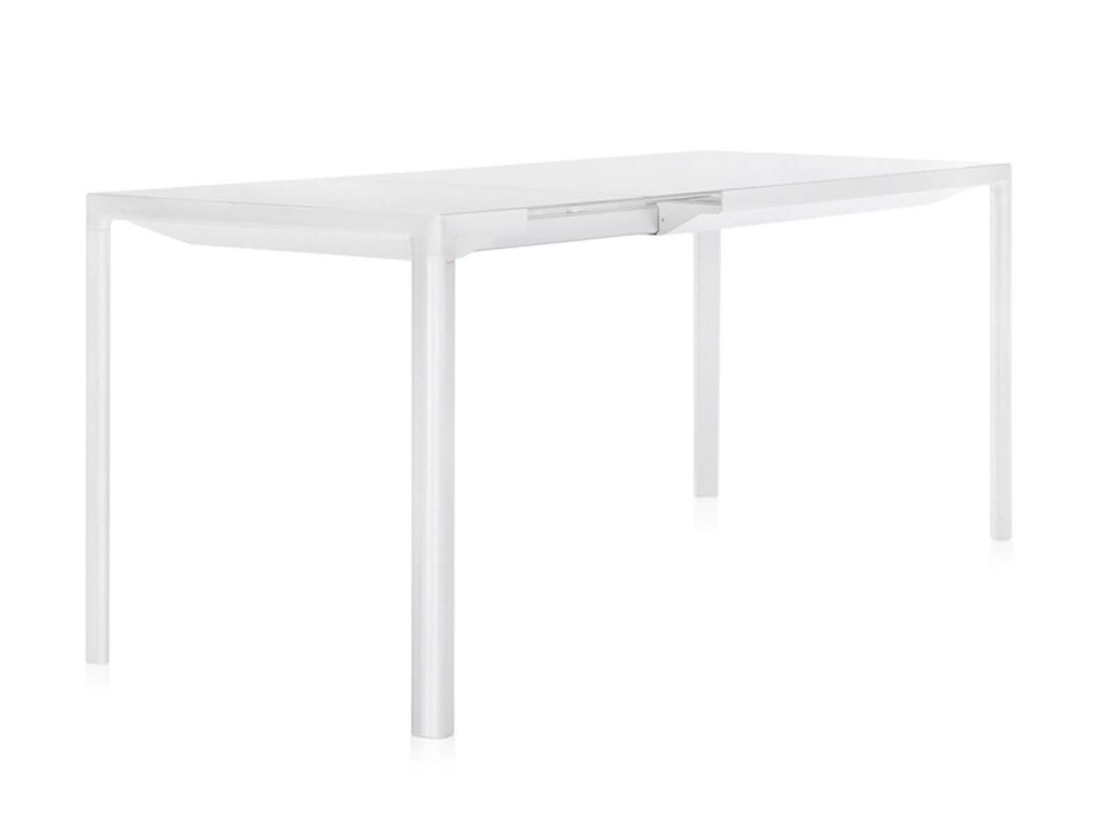 Dining table with metal legs Zoom Allungabile, Kartell Luxury