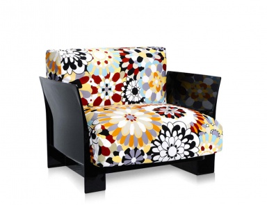 A chair made from polycarbonate Pop, Kartell