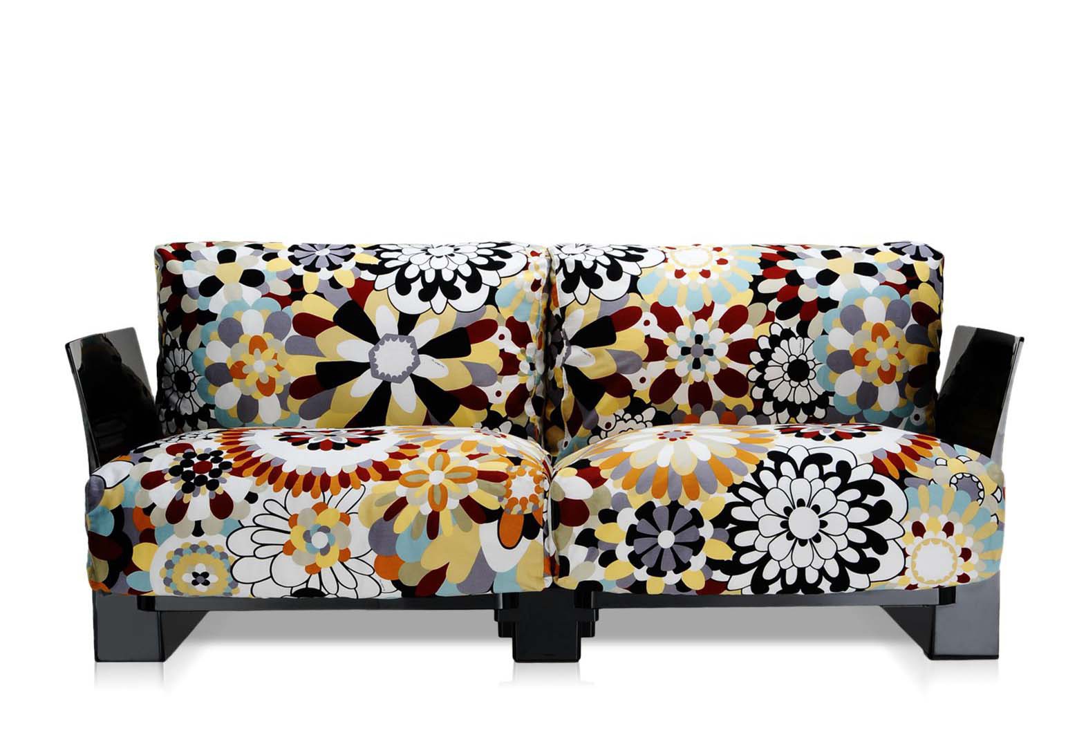 Two seater sofa in fabric Pop Kartell Luxury furniture MR