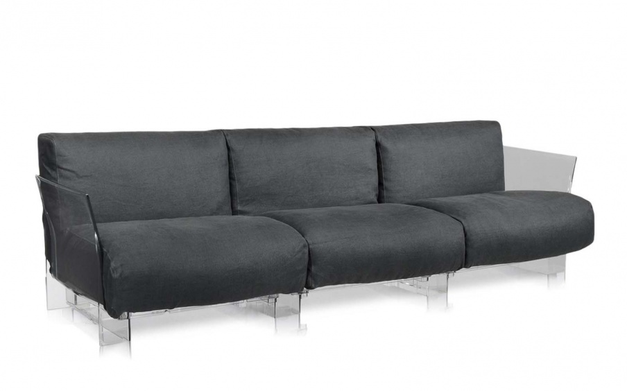 Three seater sofa Pop by Kartell