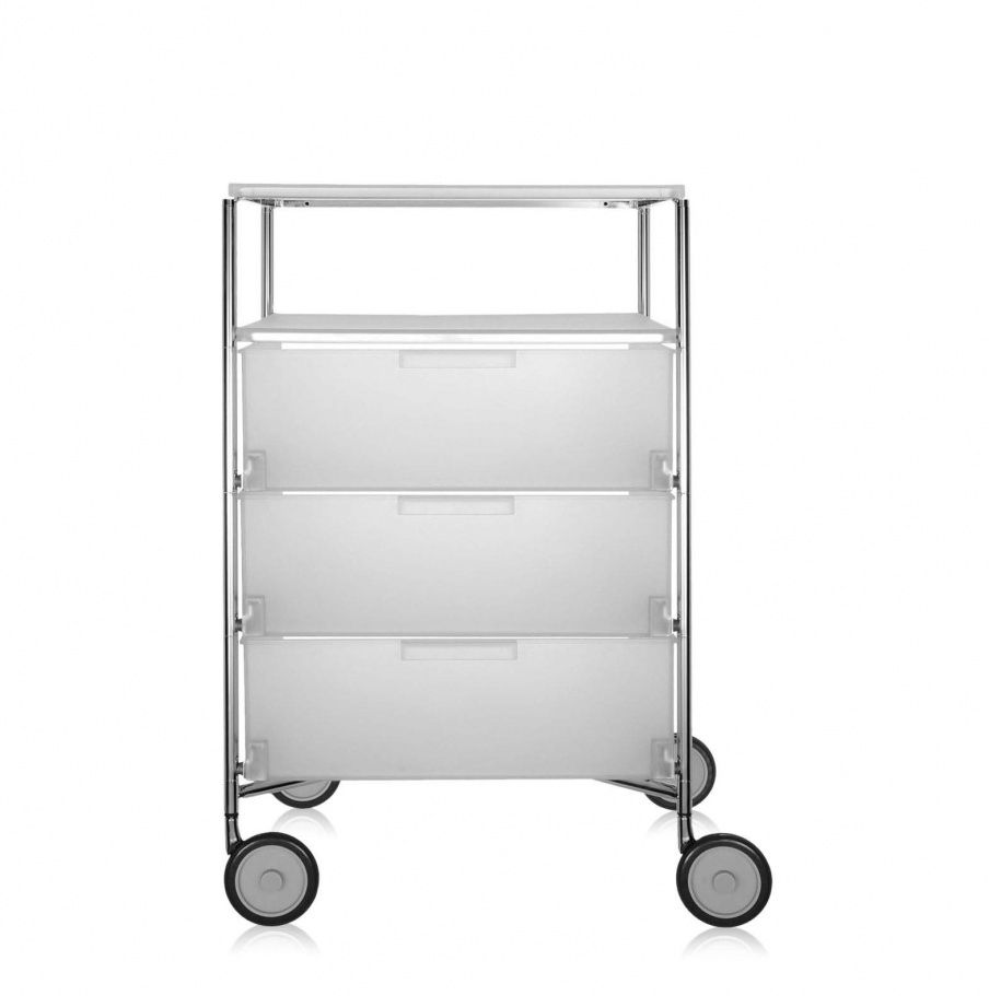 A chest of drawers with a metal frame Mobil, Kartell 