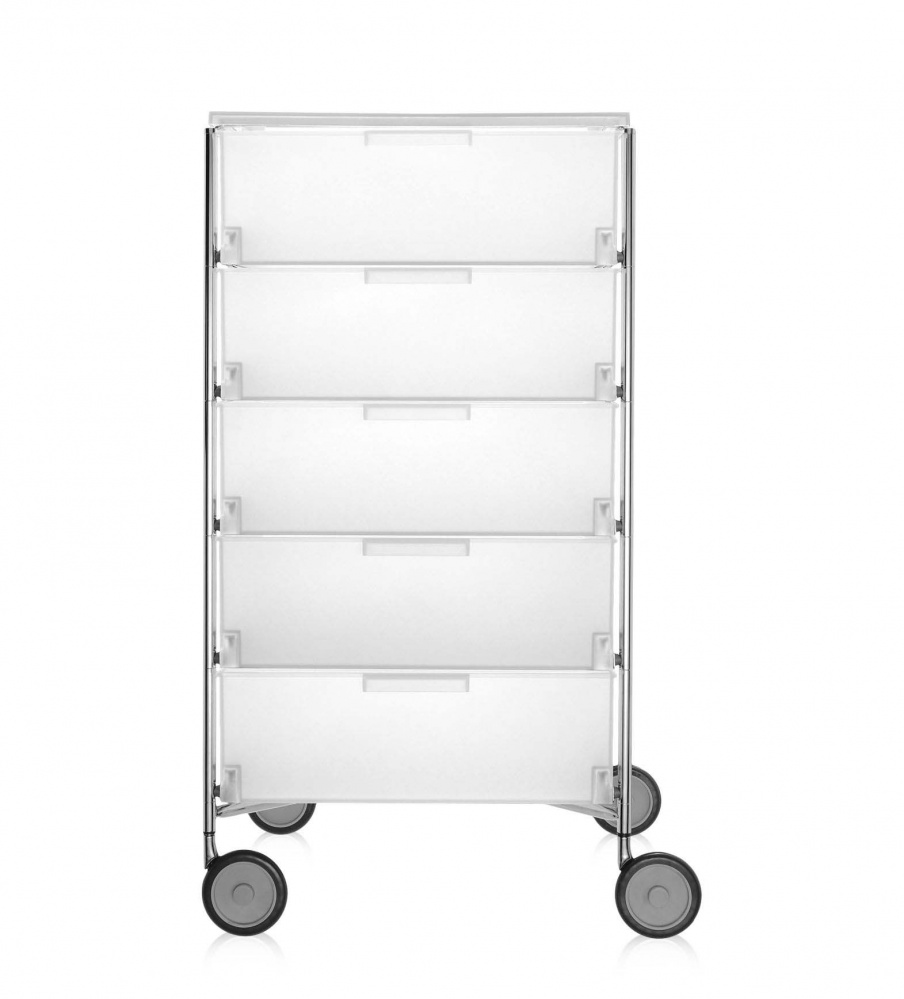 A chest of drawers with a metal frame Mobil, Kartell