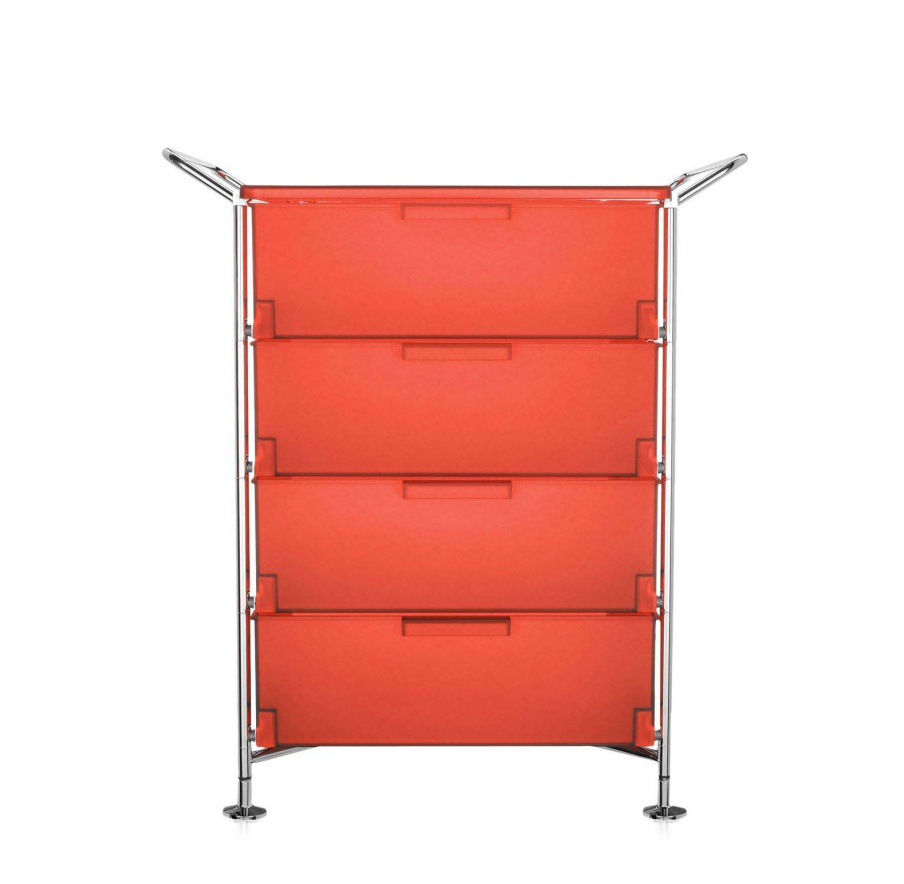 A chest of drawers with a metal frame Mobil, Kartell