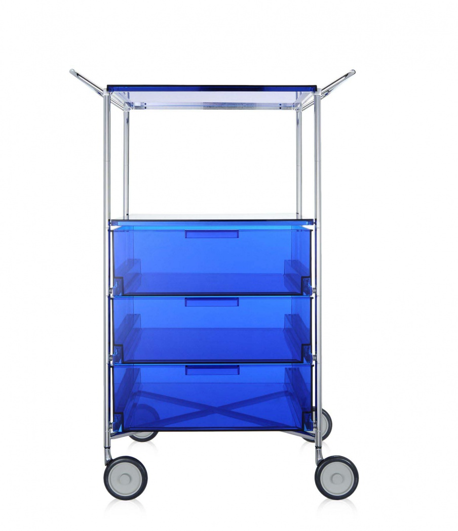 A chest of drawers with a metal frame Mobil, Kartell