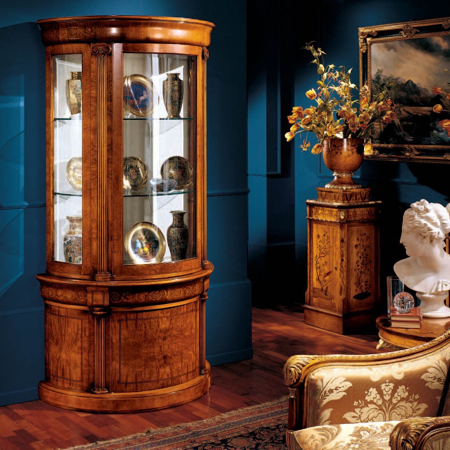 Showcase made of solid wood, Armando Rho