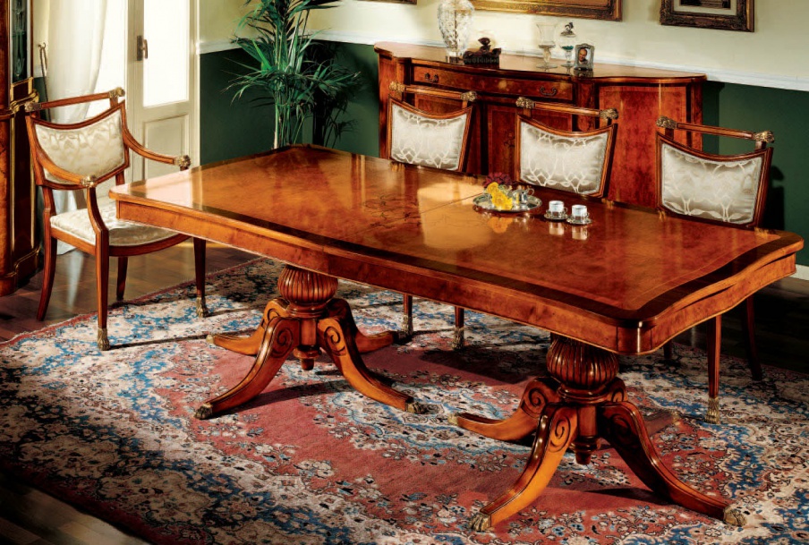 Dining table made of solid wood, Armando Rho